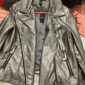 Forever 21 leather coat